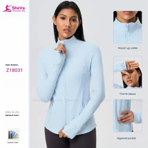 OEM ODM Womens Long Sleeve Yoga Jacket