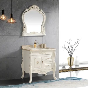 Hot Sale European Style Economic Bathroom Cabinet Modern Bathroom Vanity for Apartment