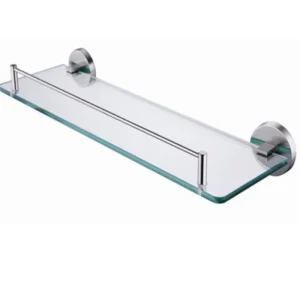 Hot Sale Wall Mount Floating Tempered Glass Bathroom Storage Shelf