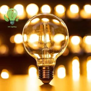 Edison Bulb G80 LED Filament Lamp 4W Cool Warm Day Light Vintage E27 B22 LED Light New ERP Clear Amber Golden Smoky Decorative LED Filament Bulb