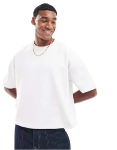 Unisex High Quality 100% Cotton Knitted Breathable Short Sleeve Cropped T-Shirt Boxy Fit Oversized Design Blank Custom Logo