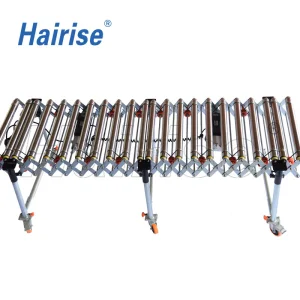 Hairise Price Custom Mini Automatic Gravity Roller Conveyor System Wtih ISO&amp; CE &FDA Certificate