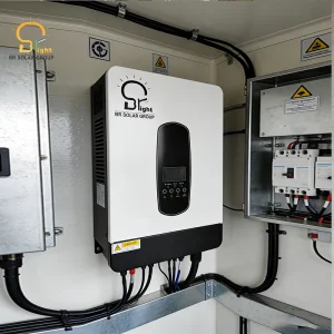 كفاءة عالية 24V 48V عاكس موجة جيبية نقية 6.2kw 8.2kw 9.6kw 10kw عاكس طاقة شمسية بنظام تقسيم الطور للطاقة الاحتياطية المنزلية