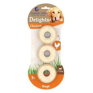 Delights Chicken Rings 119g Dog Treats