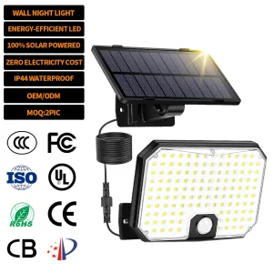 EGH High Quality Outdoor Solar Powered Garden Wall Lamp