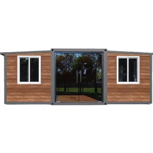 Luxury Prefab Tiny Mobile Steel Structure Modern Foldable Modular Prefabricated Portable Expandable Container Houses with Bedrooms Balcony Solar Energy Homes