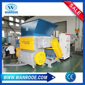 Plastic Hard Lumps and HDPE Pipe Single Shaft Shredder Crusher Machine