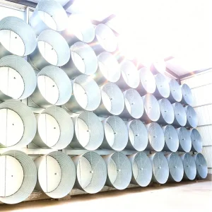 Climate Controlled Layer House System with Ventilation and Cooling and Poultry House Climate Control