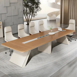 Modern Simple Large Business Conference Table Long Negotiation Desk Wear Resistant Luxury Office Negotiation Furniture