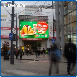 P2.976 3D Outdoor Advertising LED Digital Screen Billboard for Building Electronic Solar