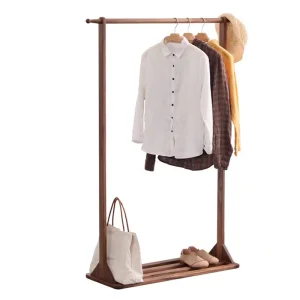 Single Rod and 2 Hooks Home Office Bedroom Heavy Duty Shoe Bench Storage Stand