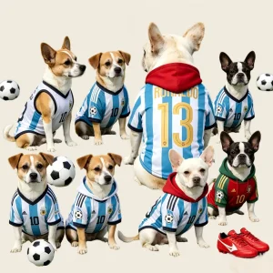 Ropa de perro linda, sudadera para mascotas, ropa deportiva de diseño para perros
