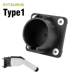 Type 1 EV Charging Plug Holder American EV Car Charger Plug Dummy Socket Holder