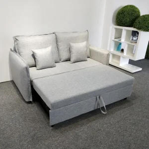 China Factory Hot Sale High Quality Sleeper Pull out Sofa Bed Fabric Two Seat