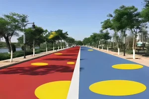 Flooring Paint for Pedestrian Passage and Bike Path Ultra Weather Resistant