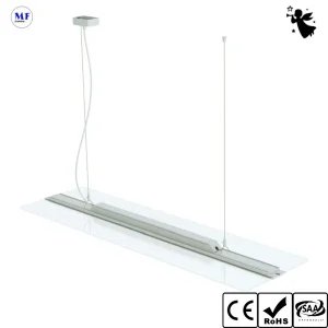 Slim High Art 50W 60W 75W 1*4 1*5 Smart Dali 0-10V Dimmable Dimming LED Pendent Panel Lamp for Office Room Workstation Work Place Restaurant Cafeteria