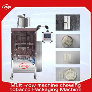 Multi-Lane Automatic Nicotine Powder Stick Pack Machine Nicotine Pouches Packaging Machine