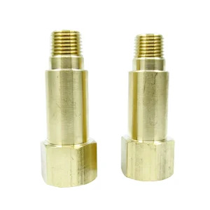 Custom Brass Pipe Fitting for Internal and External Thread Connections