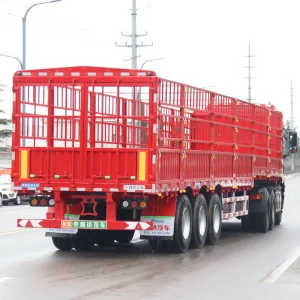 Fence Semi Trailer with Mechanical Suspension