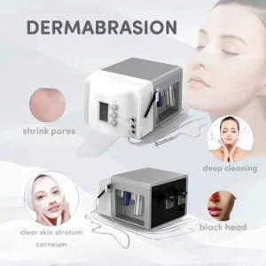 Vacuum Suction Diamond Microdermabrasion Device for Deep Pore Cleansing and Blackhead Removal Aqua Peel Facial Beauty Machine