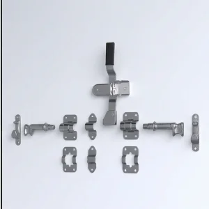 Auto Accessory Industrial Strength Trailer Door Lock System Featuring Rust Proof Construction and Enhanced Durability