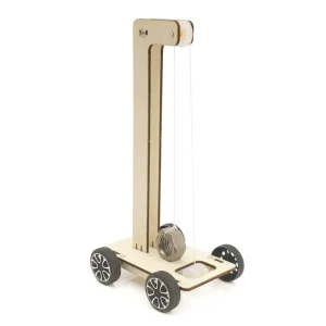 Wooden Gravity Car Kit Physics Project DIY Kits for Students STEM Learning Science Experiments