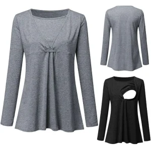 Fashion Loose Good Quality Maternity Pajamas Soft Pregnancy Clothes for Nursing Clothing