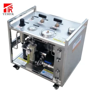 Pneumatic Liquid Control Pressure Relief Valve Test Bench with Round Chart Recorder