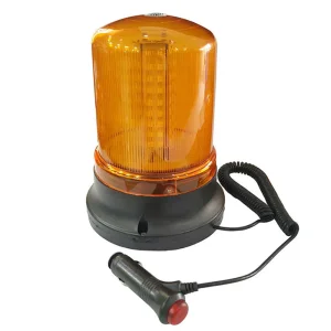 Truck Trailer Flashing Warning Strobe Beacon Light 90LED Yellow Emergency Vehicle Light Car-Styling Magnetic and Screw Mount DC 9V-30V