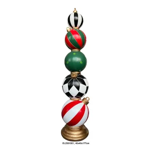 China Resin Art Christmas Balls Decoration