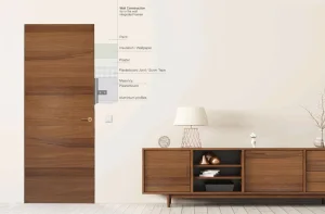 Invisible Aluminum Frame Concealed Design Interior Hidden Door