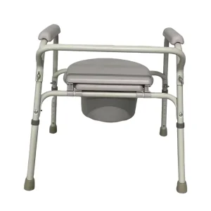 Tilt-in-Space Aluminum Fold Lift Transfer Shower Toilet Sit Lavatory Bath Potty Post-Surgery Recovery Commode Chair for Pregnant Women's/Disabled/Elderly/Adult