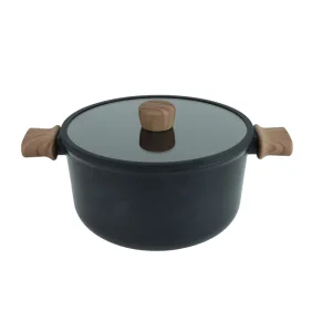 16-piece Cookware Set Scratch-Proof Contemporary Style and Stackable for Storage with Bakelite Handles