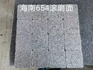 Natural China Wholesale Price Different Surface Finish Granite Cobblestone Pavers for Walkway and Driveway