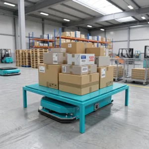Heavy Duty Industrial Intelligent Robot Warehouse Automation Storage Holders Mobile Agv Shelves Base