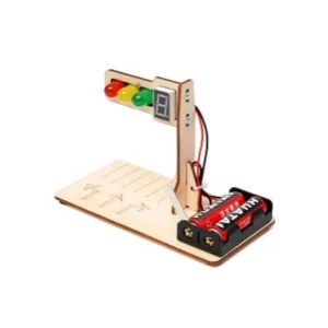 FBELE Intelligent Student DIY Manual Operation Traffic Signal Light Kit Educational Scientific Experiment Model FB-D01 Teaching