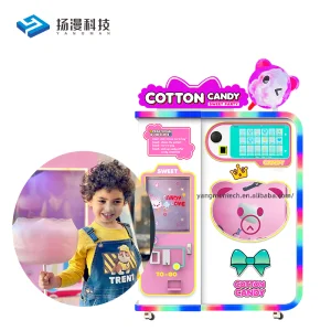 Guangzhou Commercial Amusement Park Automatic Commercial Cotton Candy Vending Machine Factory Manufacturers