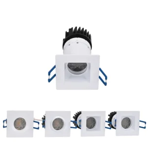 Indoor Commercial Residential Lighting Semi- Surface Mounted Recessed LED Downlight