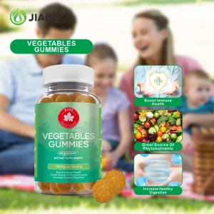 Factory supplements wholesale Vegetable Dietary Fiber Supplement Gummy Nutritional Balance for Adult Vitamins Promote Gut Health