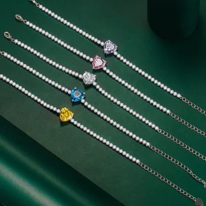 Luxury Full of Diamond Burst Flash Niche High-Grade Bracelet