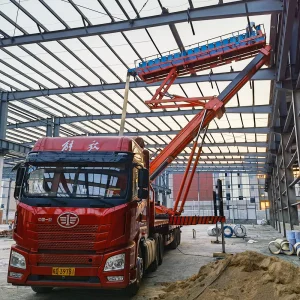 Industrial Truck-Mounted Hydraulic Lifting Equipment with Liquid Crystal Level