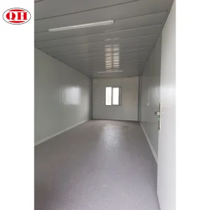 Wind &amp; Shock Resistant Foldable Prefab Temporary Office Container Unit