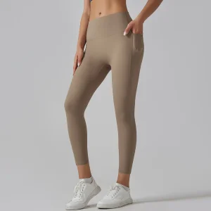 High Waist Solid Yoga Pants