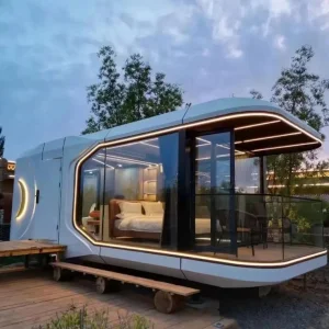 2026 Latest Design Prefabricated Smart Modular Capsule Home with Graphene Heating &amp; Voice Control with Fast Lead Time