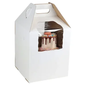 Wholesale Accept custom corrugated cake box for tall big cakes Manufacturers, Factory