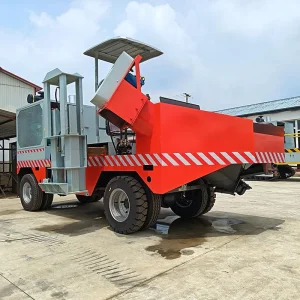 Automatic Concrete Drainage Ditch Slipform Curb Paver Trench Channel Lining Machine