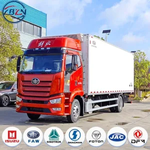 Refrigerator Box Cargo Cooling Truck Refrigerated Freezer Cold Room Transport Truck Van Cargo Frozen Foods Truck Refrigerator Cold Room