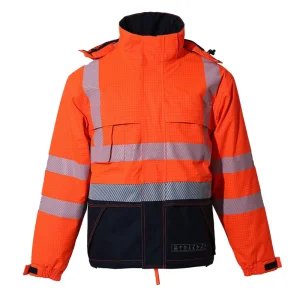 Flame Retardant High Visibility Jacket for Outdoor Workers