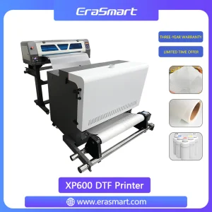 Erasmart Dtf Heat Press Machine Automatic Tshirt Printing Machine 50cm 60cm A1 Dtf Printer 2023