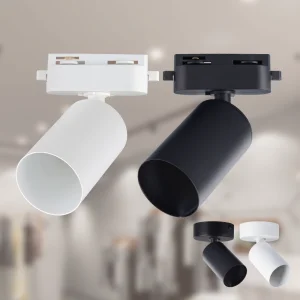 Modern LED 355 Degree Rotation Track Light Compatible With E27 E26 MR16 GU10 Interface For Art Exhibition Clothing Store
